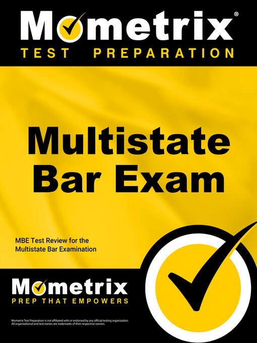 Title details for Multistate Bar Exam Success Strategies Study Guide by MBE Exam Success Strategies Test Prep Staff - Available